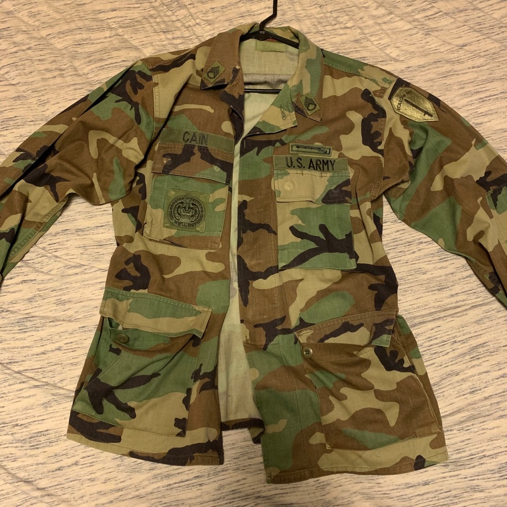 Men’s large army fatigue jacket